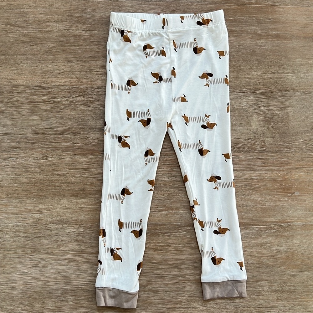Milkberry Toddler Boy Girl Bamboo Pajamas 3T Frenchie Dog - Picture 6 of 6